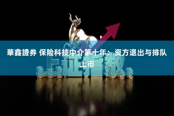 華鑫證券 保险科技中介第十年：资方退出与排队上市